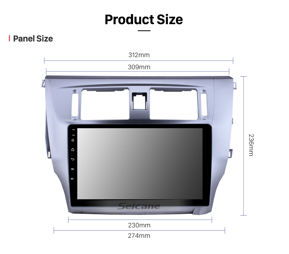 Seicane 9 pouces Android 8.1 Radio de navigation GPS pour 2013 2014 2015 Grande Muraille C30 avec support tactile Bluetooth WIFI HD Carplay DVR OBD Seicane 9 pouces Android 8.1 Radio de navigation GPS pour 2013 2014 2015 Grande Muraille C30 avec support tactile Bluetooth WIFI HD Carplay DVR OBD