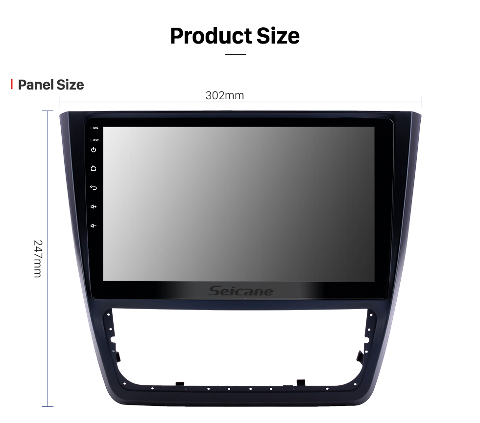 Seicane 10,1 pouces Android 8.1 HD Radio tactile Navigation GPS pour 2014-2018 Skoda Yeti avec Bluetooth AUX support Carplay Mirror Link Seicane 10,1 pouces Android 8.1 HD Radio tactile Navigation GPS pour 2014-2018 Skoda Yeti avec Bluetooth AUX support Carplay Mirror Link