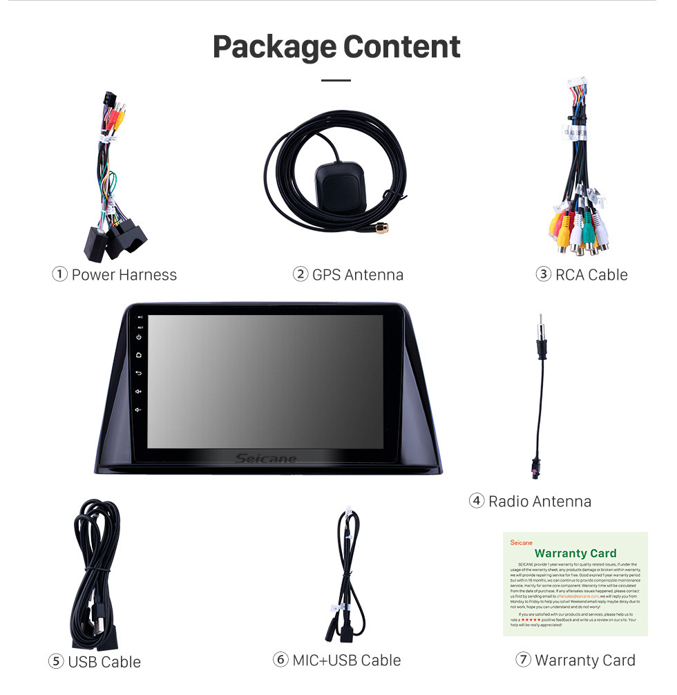 Seicane 2016-2018 Peugeot 308 Android 9.0 9 Zoll GPS Navigationsradio Bluetooth HD Touchscreen USB Carplay Unterstützung TPMS DAB + 1080P Seicane 2016-2018 Peugeot 308 Android 9.0 9 Zoll GPS Navigationsradio Bluetooth HD Touchscreen USB Carplay Unterstützung TPMS DAB + 1080P