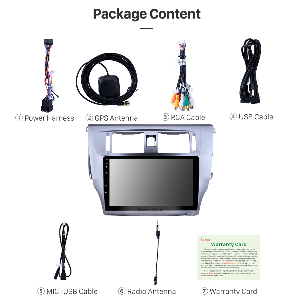 Seicane HD Touchscreen 2013 2014 2015 Great Wall C30 Android 9.0 9 inch GPS Navigation Radio Bluetooth Carplay support Steering Wheel Control Seicane HD Touchscreen 2013 2014 2015 Great Wall C30 Android 9.0 9 inch GPS Navigation Radio Bluetooth Carplay support Steering Wheel Control