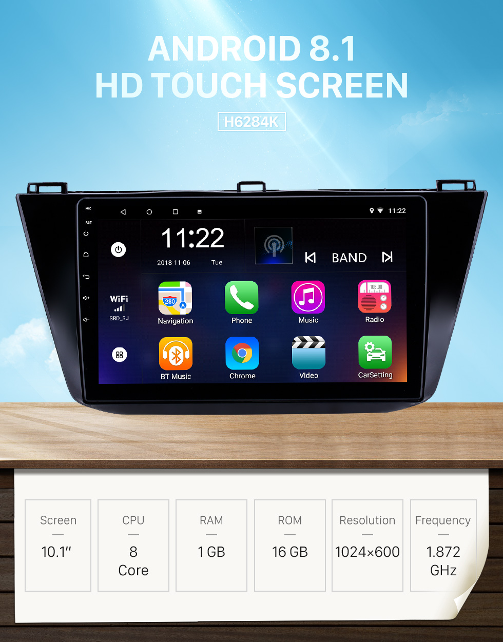 Seicane 10.1 inch Android 8.1 GPS Navigation Radio for 2016-2018 VW Volkswagen Tiguan with HD Touchscreen Bluetooth USB support Carplay TPMS Seicane 10.1 inch Android 8.1 GPS Navigation Radio for 2016-2018 VW Volkswagen Tiguan with HD Touchscreen Bluetooth USB support Carplay TPMS