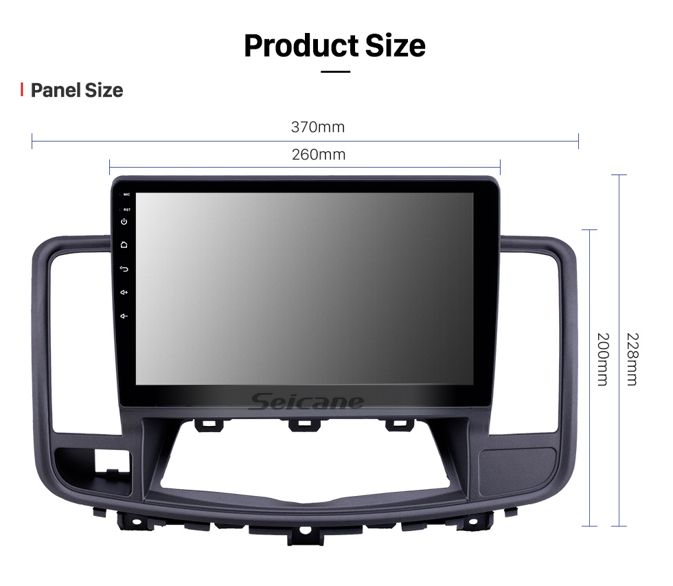 Seicane 2009-2013 Nissan Old Teana Android 8.1 Pantalla táctil 10.1 pulgadas Unidad principal Bluetooth Navegación GPS Radio con soporte AUX WIFI OBD2 DVR SWC Carplay Seicane 2009-2013 Nissan Old Teana Android 8.1 Pantalla táctil 10.1 pulgadas Unidad principal Bluetooth Navegación GPS Radio con soporte AUX WIFI OBD2 DVR SWC Carplay