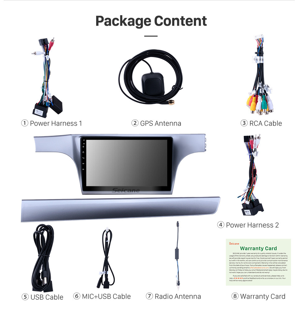 Seicane 10.1 polegada Android 9.0 Rádio para 2012-2015 VW Volkswagen Lavida Bluetooth Touchscreen Navegação GPS Carplay apoio USB TPMS DAB + DVR Seicane 10.1 polegada Android 9.0 Rádio para 2012-2015 VW Volkswagen Lavida Bluetooth Touchscreen Navegação GPS Carplay apoio USB TPMS DAB + DVR