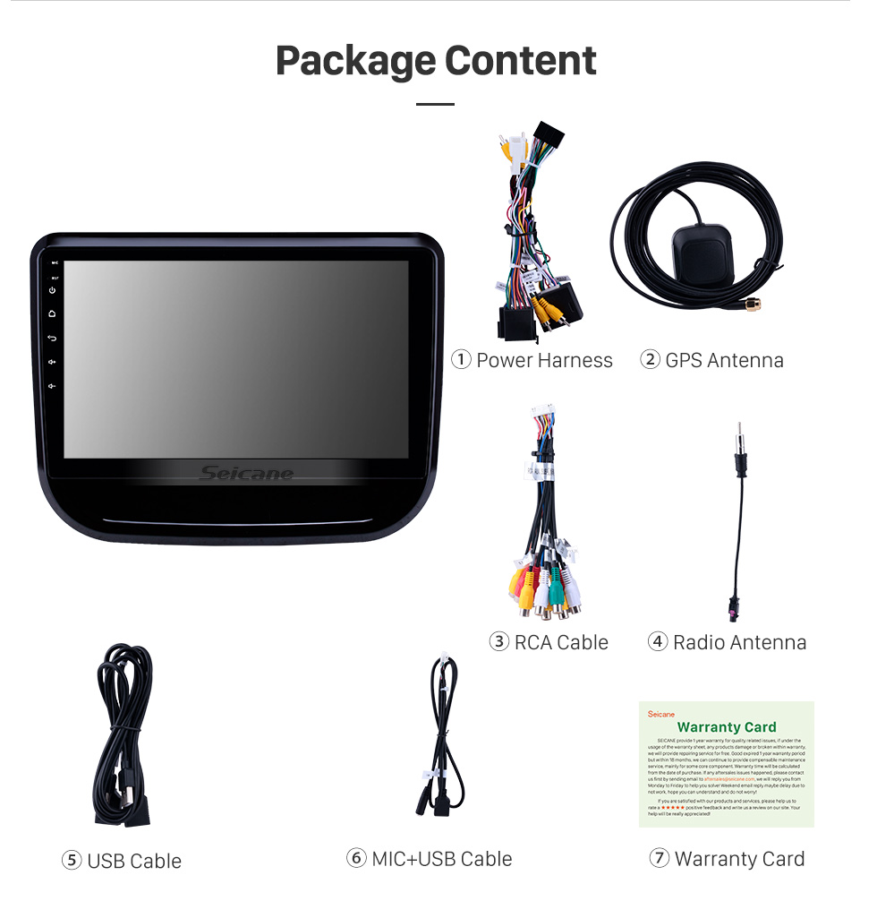Seicane 10.1 pouces Android 9.0 Radio pour 2017-2018 Changan CS55 Bluetooth HD Écran tactile GPS Navigation Carplay support caméra de recul Seicane 10.1 pouces Android 9.0 Radio pour 2017-2018 Changan CS55 Bluetooth HD Écran tactile GPS Navigation Carplay support caméra de recul