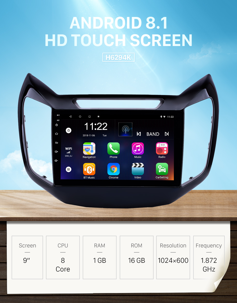 Seicane Android 8.1 9 Zoll Touchscreen GPS Navigationsradio für 2017 Changan EADO mit Bluetooth WIFI USB Unterstützung Carplay SWC DAB + DVR Seicane Android 8.1 9 Zoll Touchscreen GPS Navigationsradio für 2017 Changan EADO mit Bluetooth WIFI USB Unterstützung Carplay SWC DAB + DVR