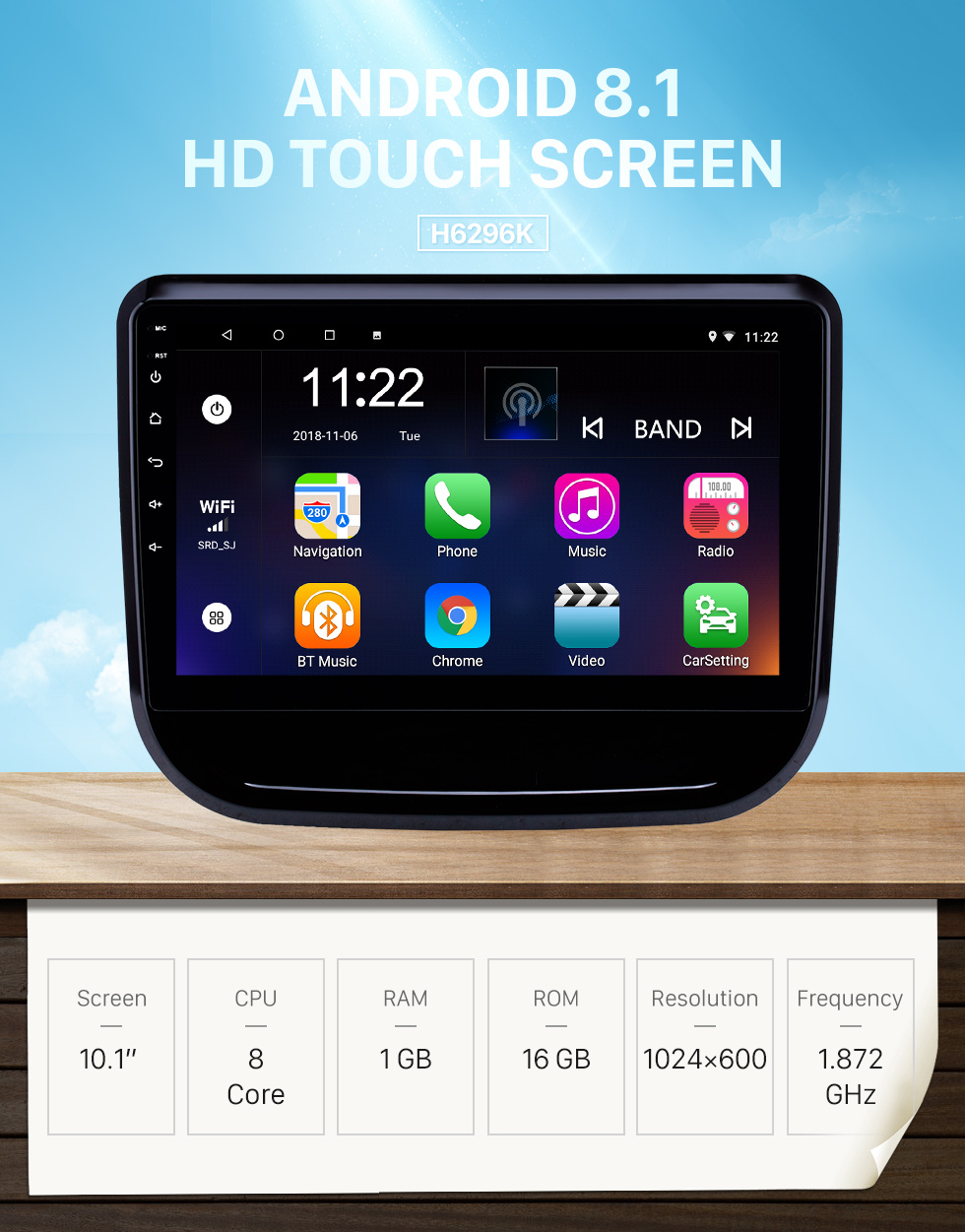 Seicane 10,1 Zoll Android 8.1 GPS-Navigationsradio für 2017-2018 Changan CS55 mit HD-Touchscreen Bluetooth USB-Unterstützung Carplay TPMS Seicane 10,1 Zoll Android 8.1 GPS-Navigationsradio für 2017-2018 Changan CS55 mit HD-Touchscreen Bluetooth USB-Unterstützung Carplay TPMS