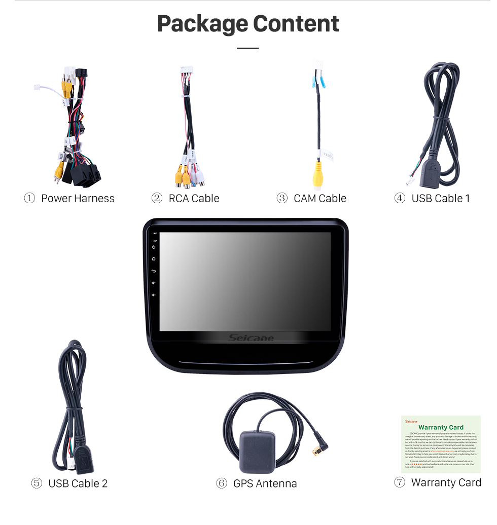 Seicane 10,1 Zoll Android 8.1 GPS-Navigationsradio für 2017-2018 Changan CS55 mit HD-Touchscreen Bluetooth USB-Unterstützung Carplay TPMS Seicane 10,1 Zoll Android 8.1 GPS-Navigationsradio für 2017-2018 Changan CS55 mit HD-Touchscreen Bluetooth USB-Unterstützung Carplay TPMS