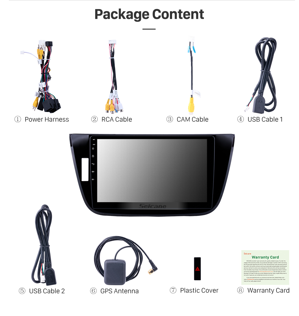 Seicane 10,1 Zoll Android 8.1 HD Touchscreen GPS Navigationsradio für 2017-2018 Changan LingXuan mit Bluetooth-Unterstützung Carplay Mirror Link Seicane 10,1 Zoll Android 8.1 HD Touchscreen GPS Navigationsradio für 2017-2018 Changan LingXuan mit Bluetooth-Unterstützung Carplay Mirror Link