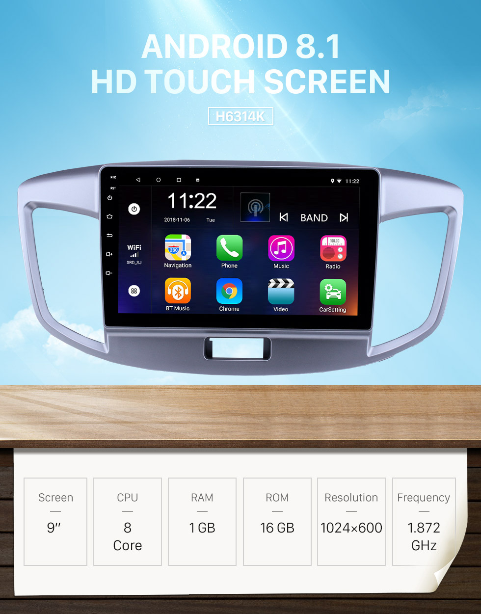 Seicane 2015 Suzuki Wagon Android 8.1 HD tela sensível ao toque de 9 polegadas unidade de cabeça Bluetooth rádio de navegação GPS com AUX apoio OBD2 SWC Carplay Seicane 2015 Suzuki Wagon Android 8.1 HD tela sensível ao toque de 9 polegadas unidade de cabeça Bluetooth rádio de navegação GPS com AUX apoio OBD2 SWC Carplay