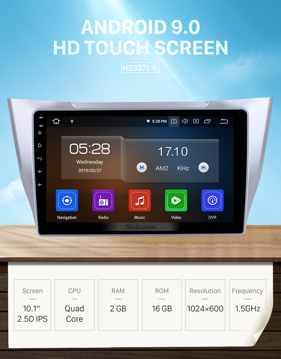 Seicane 2003-2010 Lexus RX300 RX330 RX350 Android 9.0 10.1 inch GPS Navigation Radio Bluetooth HD Touchscreen USB Carplay support DAB+ SWC Seicane 2003-2010 Lexus RX300 RX330 RX350 Android 9.0 10.1 inch GPS Navigation Radio Bluetooth HD Touchscreen USB Carplay support DAB+ SWC
