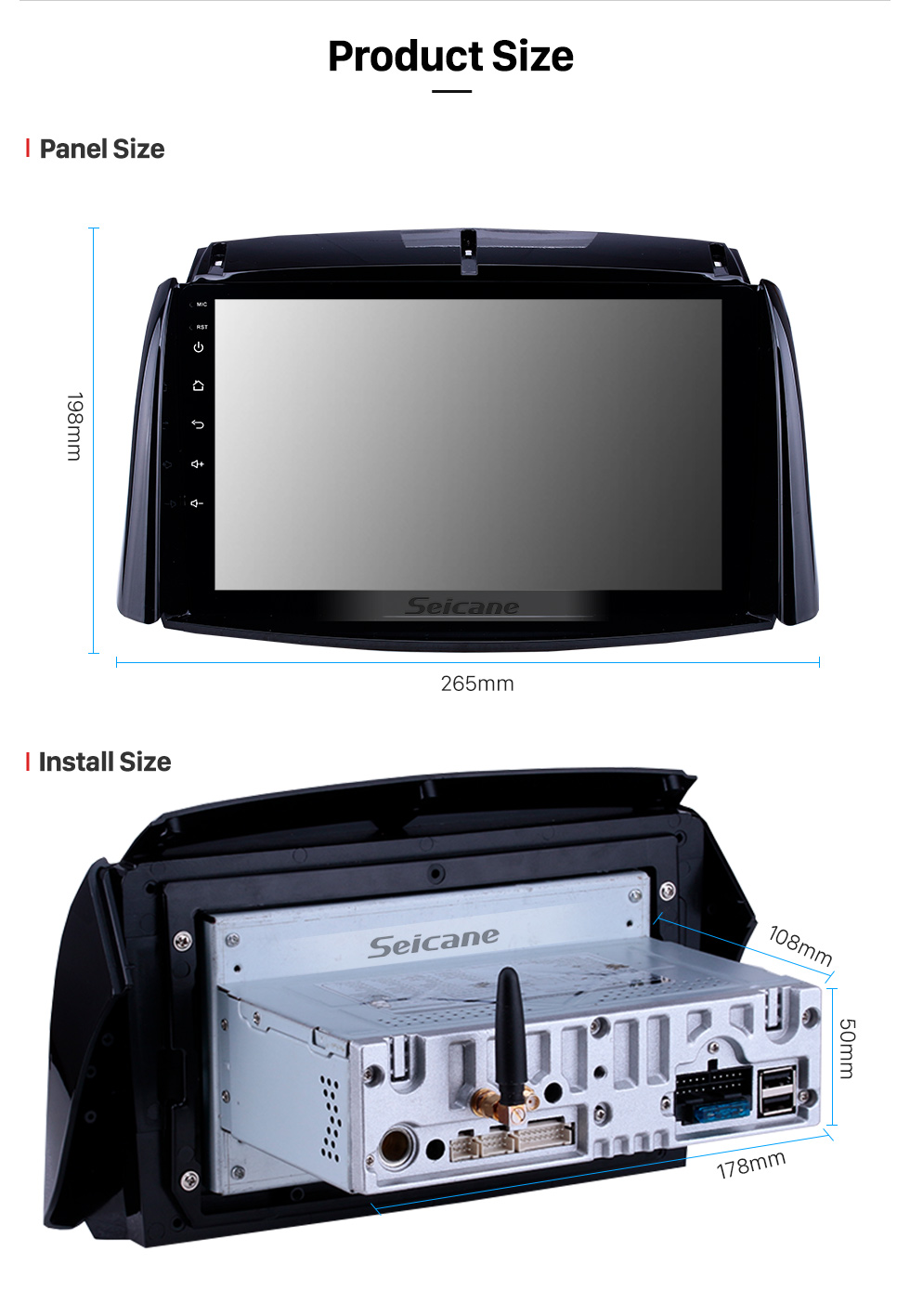 Seicane 9 inch Android 9.0 GPS Navigation Radio for 2009-2016 Renault Koleos with HD Touchscreen Carplay AUX Bluetooth support 1080P Seicane 9 inch Android 9.0 GPS Navigation Radio for 2009-2016 Renault Koleos with HD Touchscreen Carplay AUX Bluetooth support 1080P