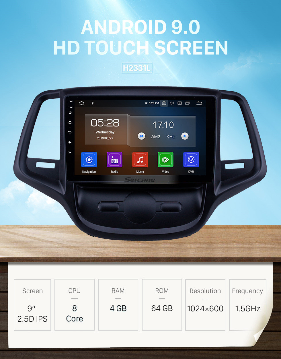 Seicane 9 Zoll Android 9.0 GPS Navigationsradio für 2015 Changan EADO mit HD Touchscreen Carplay AUX Bluetooth Unterstützung 1080P Seicane 9 Zoll Android 9.0 GPS Navigationsradio für 2015 Changan EADO mit HD Touchscreen Carplay AUX Bluetooth Unterstützung 1080P
