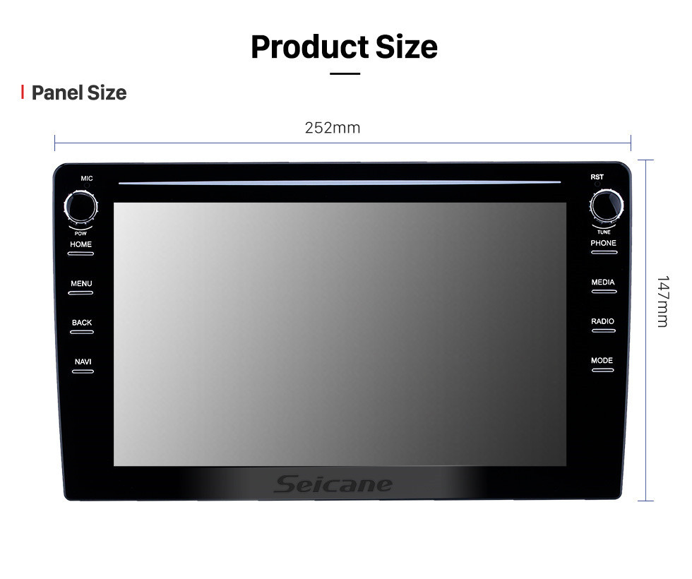 Seicane 10.1 pulgadas Android 8.1 Navegación GPS Radio universal con pantalla táctil HD Bluetooth USB compatible con Carplay TPMS Control del volante Seicane 10.1 pulgadas Android 8.1 Navegación GPS Radio universal con pantalla táctil HD Bluetooth USB compatible con Carplay TPMS Control del volante
