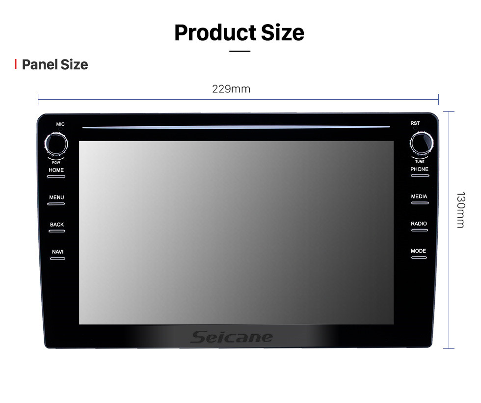 Seicane HD Touchscreen 9 inch Android 8.1 GPS Navigation Universal Radio with Bluetooth AUX WIFI USB support DVR Carplay OBD2 DAB+ Seicane HD Touchscreen 9 inch Android 8.1 GPS Navigation Universal Radio with Bluetooth AUX WIFI USB support DVR Carplay OBD2 DAB+