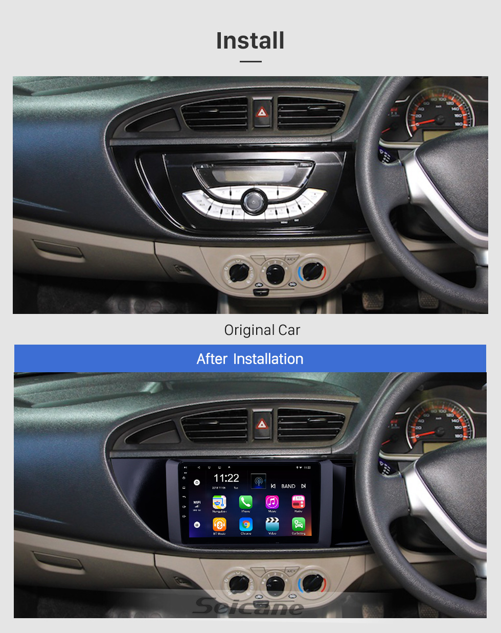 Seicane Android 8.1 9 inch HD Touchscreen GPS Navigation Radio for 2015-2018 Suzuki Alto K10 with Bluetooth WIFI support Carplay SWC Seicane Android 8.1 9 inch HD Touchscreen GPS Navigation Radio for 2015-2018 Suzuki Alto K10 with Bluetooth WIFI support Carplay SWC