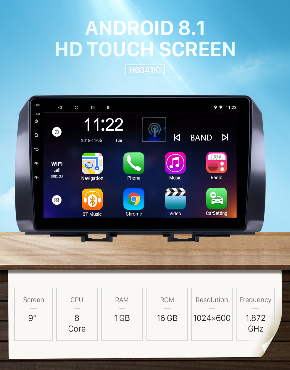 Seicane 10,1 pouces Android 8.1 Radio de navigation GPS pour 2006 Toyota B6 / 2008 Subaru DEX / 2005 Daihatsu WO avec écran tactile Bluetooth prend en charge Carplay TPMS Seicane 10,1 pouces Android 8.1 Radio de navigation GPS pour 2006 Toyota B6 / 2008 Subaru DEX / 2005 Daihatsu WO avec écran tactile Bluetooth prend en charge Carplay TPMS