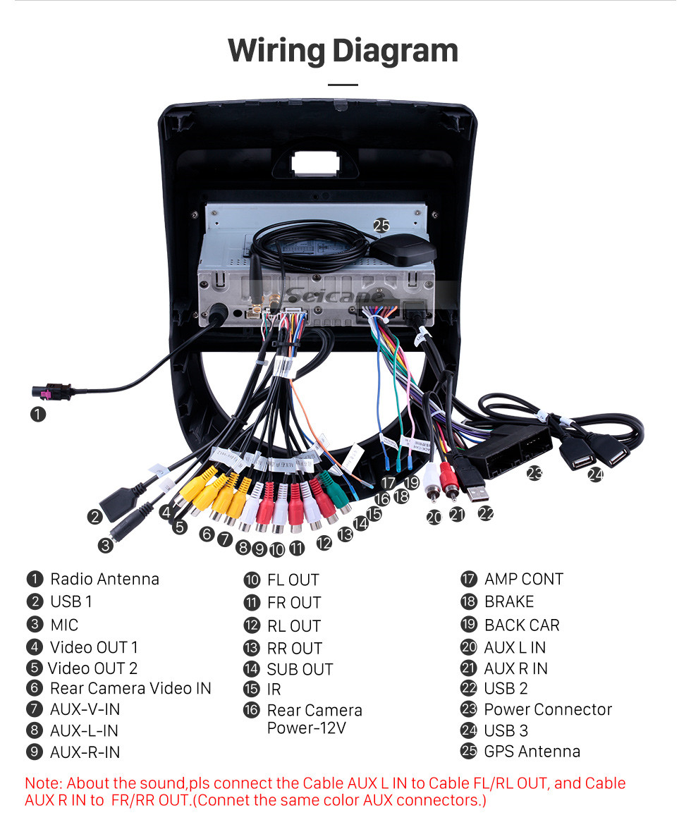 Seicane 2010-2013 Kia Soul Android 9.0 9-Zoll-GPS-Navigationsradio Bluetooth HD-Touchscreen WIFI USB Carplay-Unterstützung Rückfahrkamera Seicane 2010-2013 Kia Soul Android 9.0 9-Zoll-GPS-Navigationsradio Bluetooth HD-Touchscreen WIFI USB Carplay-Unterstützung Rückfahrkamera
