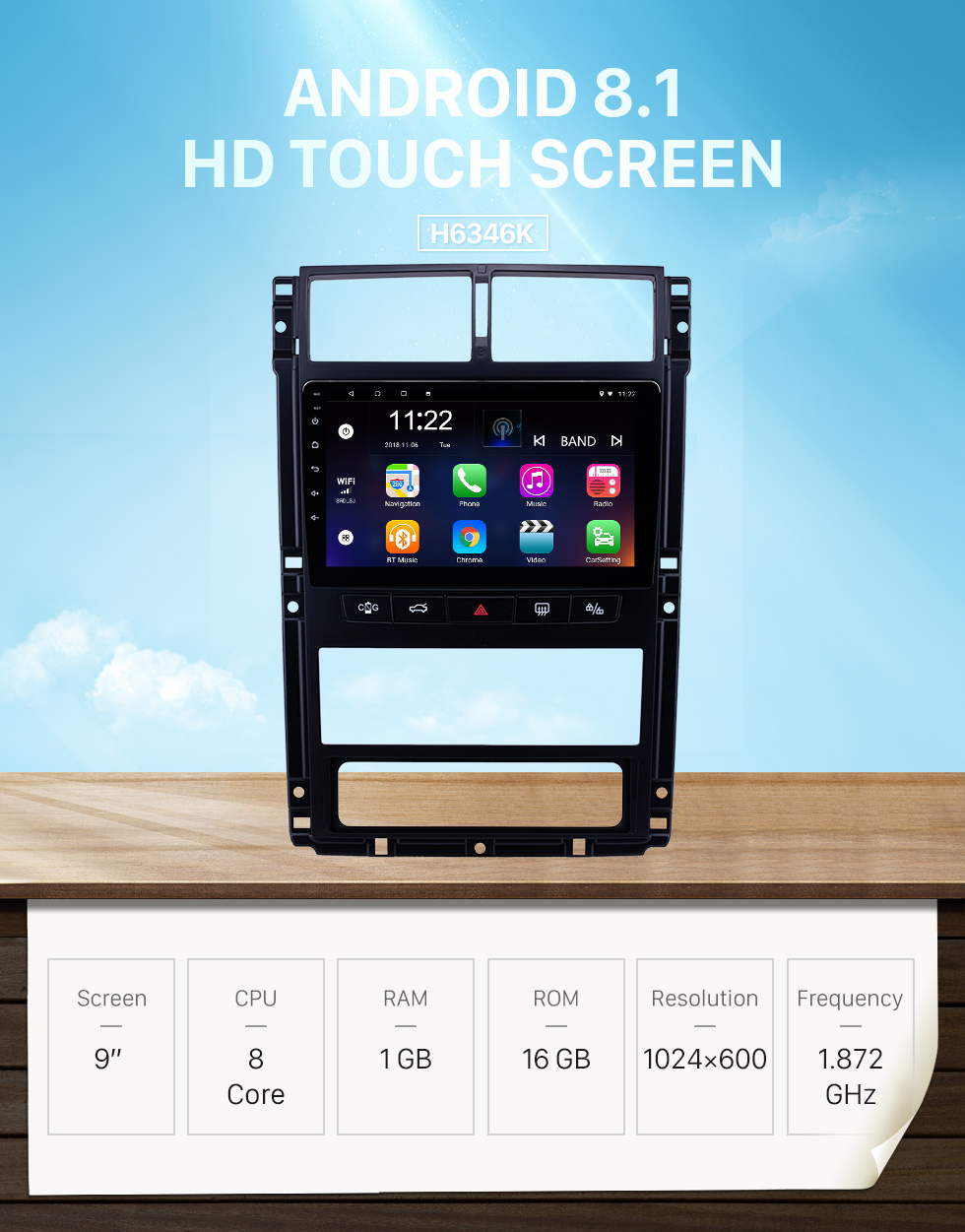 Seicane OEM 9 Zoll Android 8.1 Radio für Peugeot 405 Bluetooth WIFI HD Touchscreen GPS Navigationsunterstützung Carplay Rückfahrkamera Seicane OEM 9 Zoll Android 8.1 Radio für Peugeot 405 Bluetooth WIFI HD Touchscreen GPS Navigationsunterstützung Carplay Rückfahrkamera