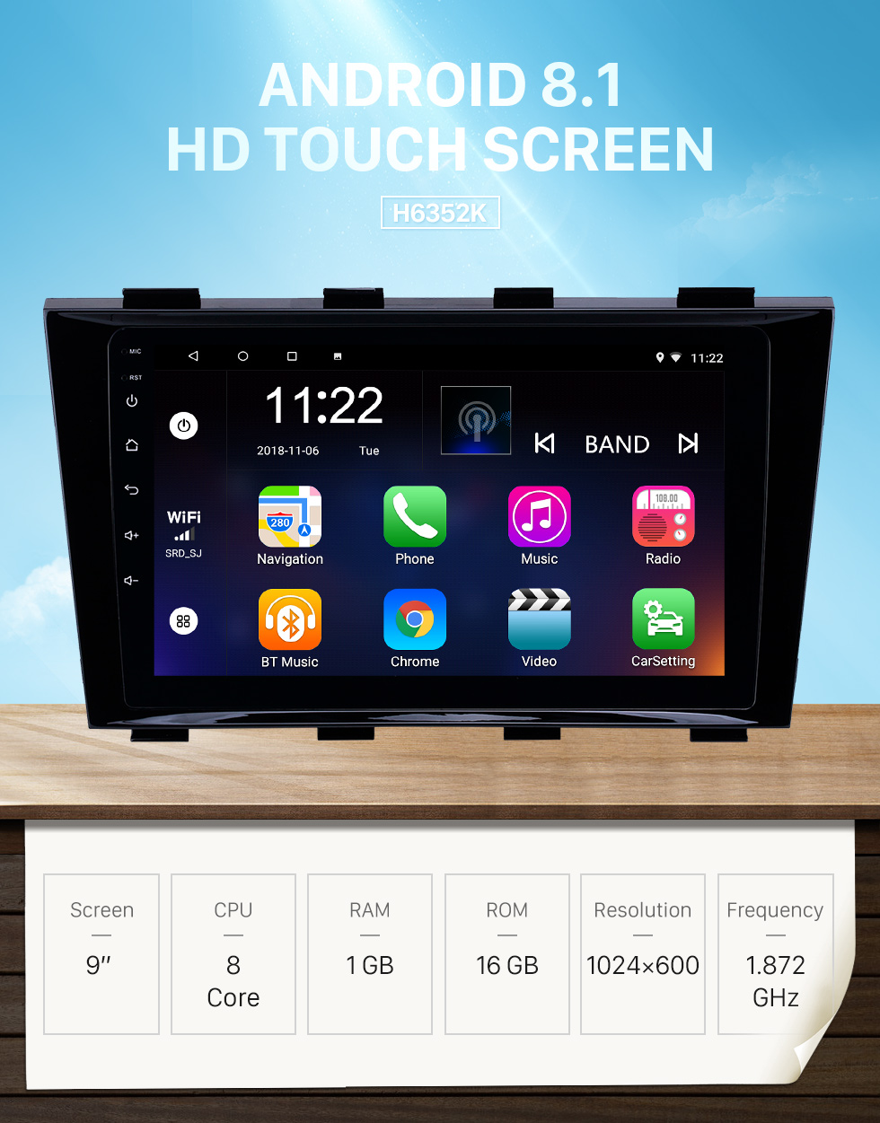 Seicane HD Touchscreen 9 polegada Android 8.1 GPS Rádio de Navegação para 2009-2015 Geely Emgrand EC8 com suporte a Bluetooth AUX Carplay TPMS Seicane HD Touchscreen 9 polegada Android 8.1 GPS Rádio de Navegação para 2009-2015 Geely Emgrand EC8 com suporte a Bluetooth AUX Carplay TPMS
