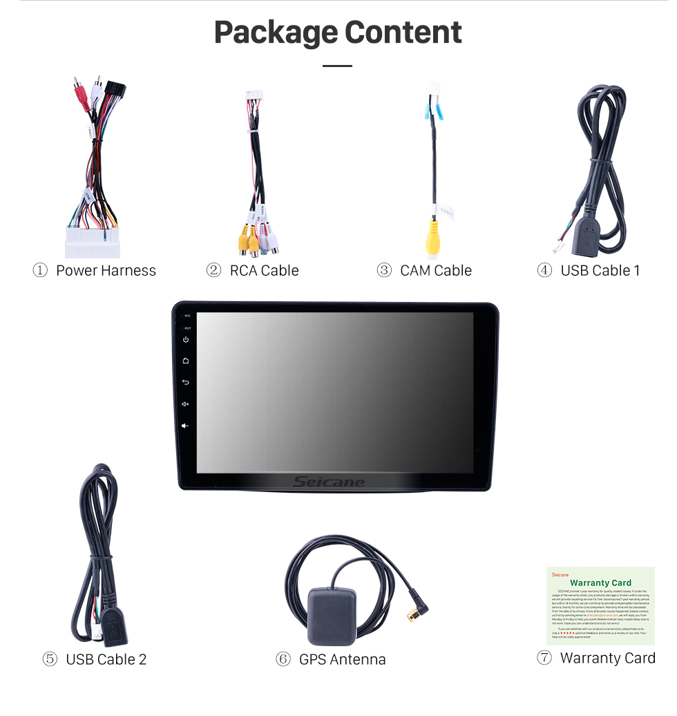 Seicane 2013-2014 Hyundai Sorento Versión baja Android 8.1 HD Pantalla táctil 9 pulgadas Bluetooth Navegación GPS Radio soporte SWC Carplay Seicane 2013-2014 Hyundai Sorento Versión baja Android 8.1 HD Pantalla táctil 9 pulgadas Bluetooth Navegación GPS Radio soporte SWC Carplay