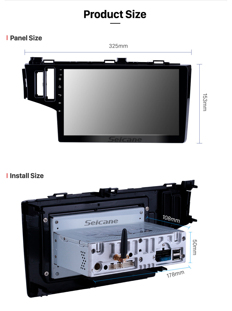 Seicane 10,1 pouces 2013-2015 Honda Fit LHD Android 9.0 Navigation GPS Radio Bluetooth WIFI écran tactile soutien Carplay DVR Seicane 10,1 pouces 2013-2015 Honda Fit LHD Android 9.0 Navigation GPS Radio Bluetooth WIFI écran tactile soutien Carplay DVR