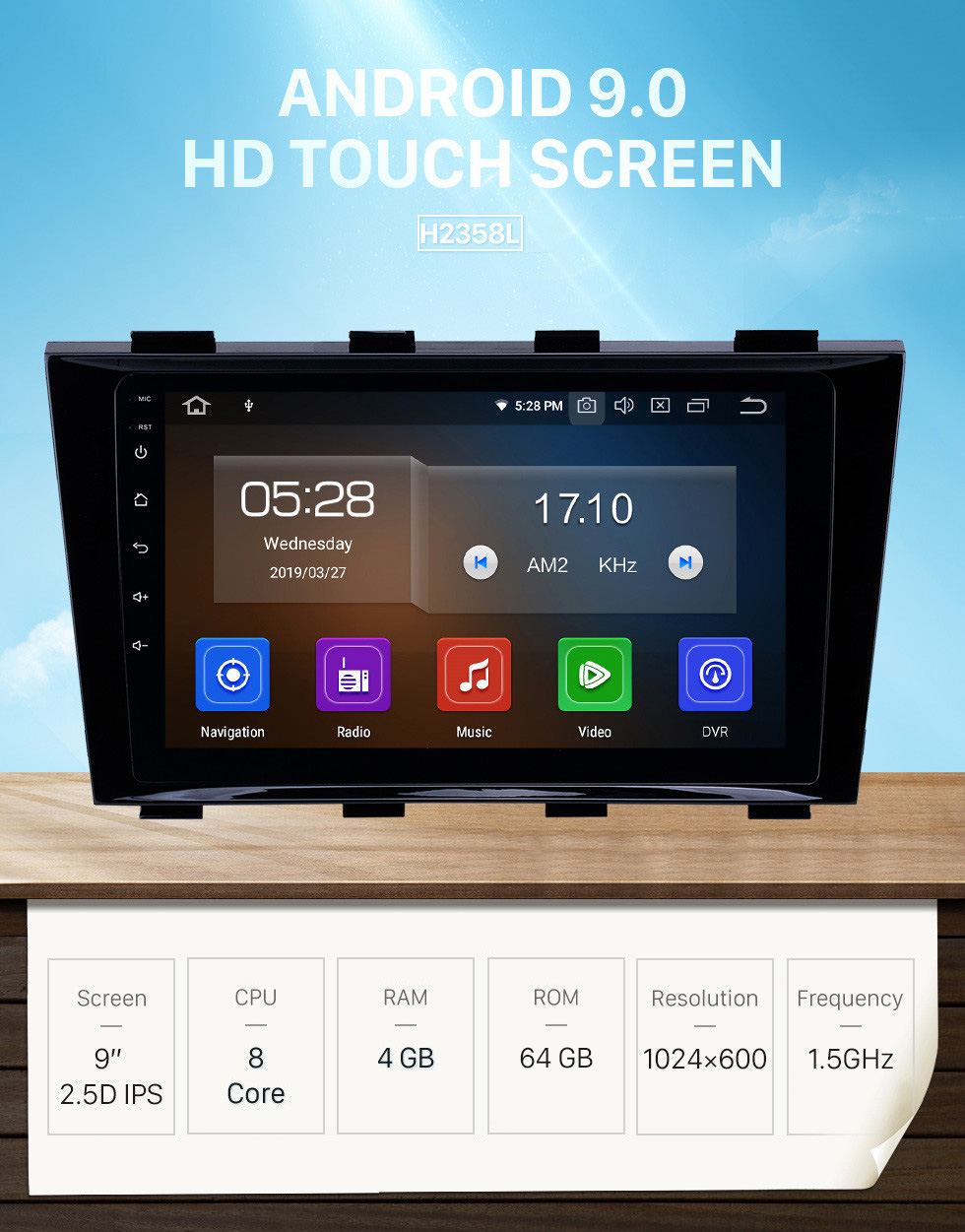 Seicane Android 9.0 Radio de navegación GPS de 9 pulgadas para 2009-2015 Geely Emgrand EC8 con pantalla táctil HD Carplay Bluetooth compatible con TV digital Seicane Android 9.0 Radio de navegación GPS de 9 pulgadas para 2009-2015 Geely Emgrand EC8 con pantalla táctil HD Carplay Bluetooth compatible con TV digital