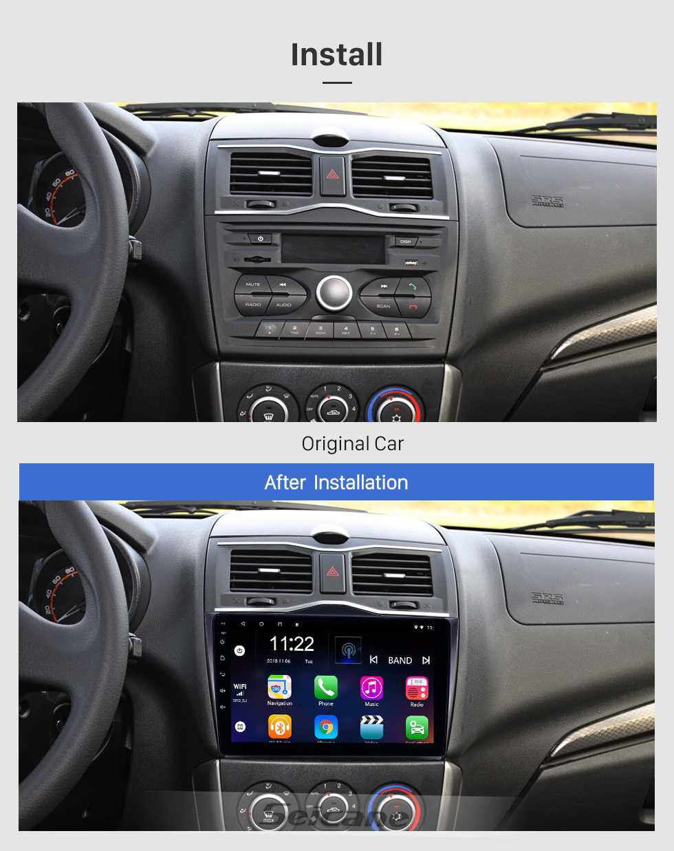 Seicane HD Touchscreen 9 inch Android 8.1 GPS Navigation Radio for 2018-2019 Lada Granta with Bluetooth AUX WIFI support Carplay DAB+ DVR OBD Seicane HD Touchscreen 9 inch Android 8.1 GPS Navigation Radio for 2018-2019 Lada Granta with Bluetooth AUX WIFI support Carplay DAB+ DVR OBD