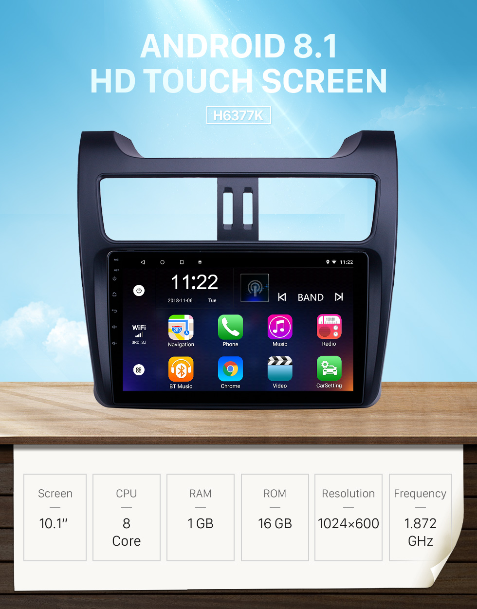 Seicane 10.1 polegada Android 8.1 Rádio Navegação GPS para 2018 SQJ Spica Com HD Touchscreen Suporte Bluetooth Carplay TPMS OBD2 Seicane 10.1 polegada Android 8.1 Rádio Navegação GPS para 2018 SQJ Spica Com HD Touchscreen Suporte Bluetooth Carplay TPMS OBD2