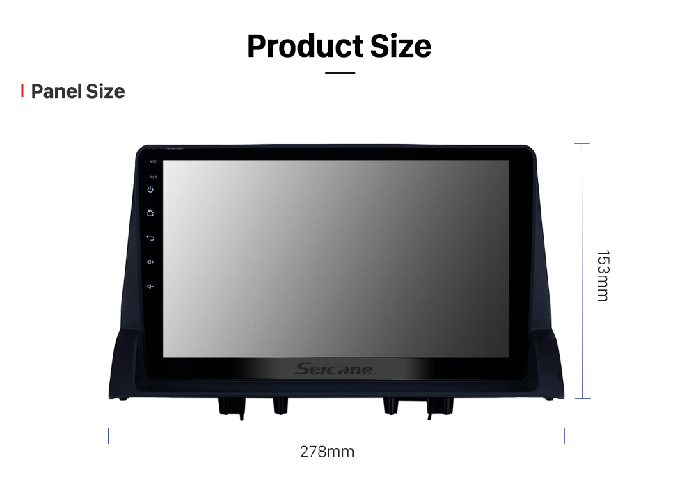 Seicane 10,1 pouces Android 8.1 Radio de navigation GPS pour 2002-2008 Ancienne Mazda 6 avec écran tactile HD prise en charge Bluetooth Contrôle du volant Carplay Seicane 10,1 pouces Android 8.1 Radio de navigation GPS pour 2002-2008 Ancienne Mazda 6 avec écran tactile HD prise en charge Bluetooth Contrôle du volant Carplay