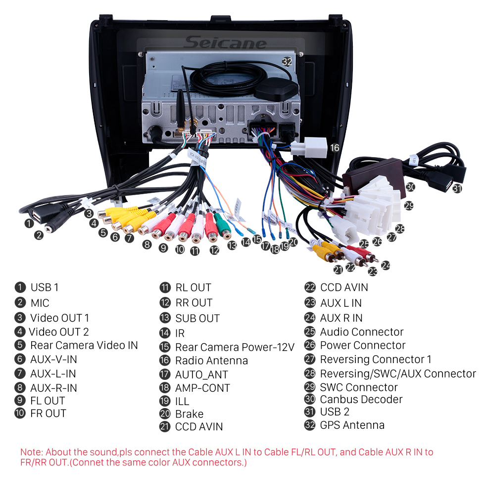 Seicane 10,1 Zoll Android 9.0 GPS-Navigationsradio für 2015 Toyota Camry (Amerika-Version) Bluetooth HD Touchscreen Carplay-Unterstützung Rückfahrkamera Seicane 10,1 Zoll Android 9.0 GPS-Navigationsradio für 2015 Toyota Camry (Amerika-Version) Bluetooth HD Touchscreen Carplay-Unterstützung Rückfahrkamera