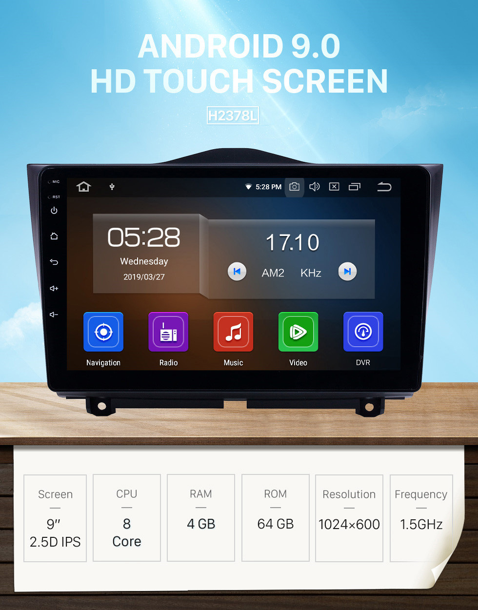 Seicane HD Touchscreen 2018-2019 Lada Granta Android 9.0 9 polegadas Navegação GPS Rádio Bluetooth WIFI AUX Suporte USB Carplay DAB + DVR OBD2 Seicane HD Touchscreen 2018-2019 Lada Granta Android 9.0 9 polegadas Navegação GPS Rádio Bluetooth WIFI AUX Suporte USB Carplay DAB + DVR OBD2