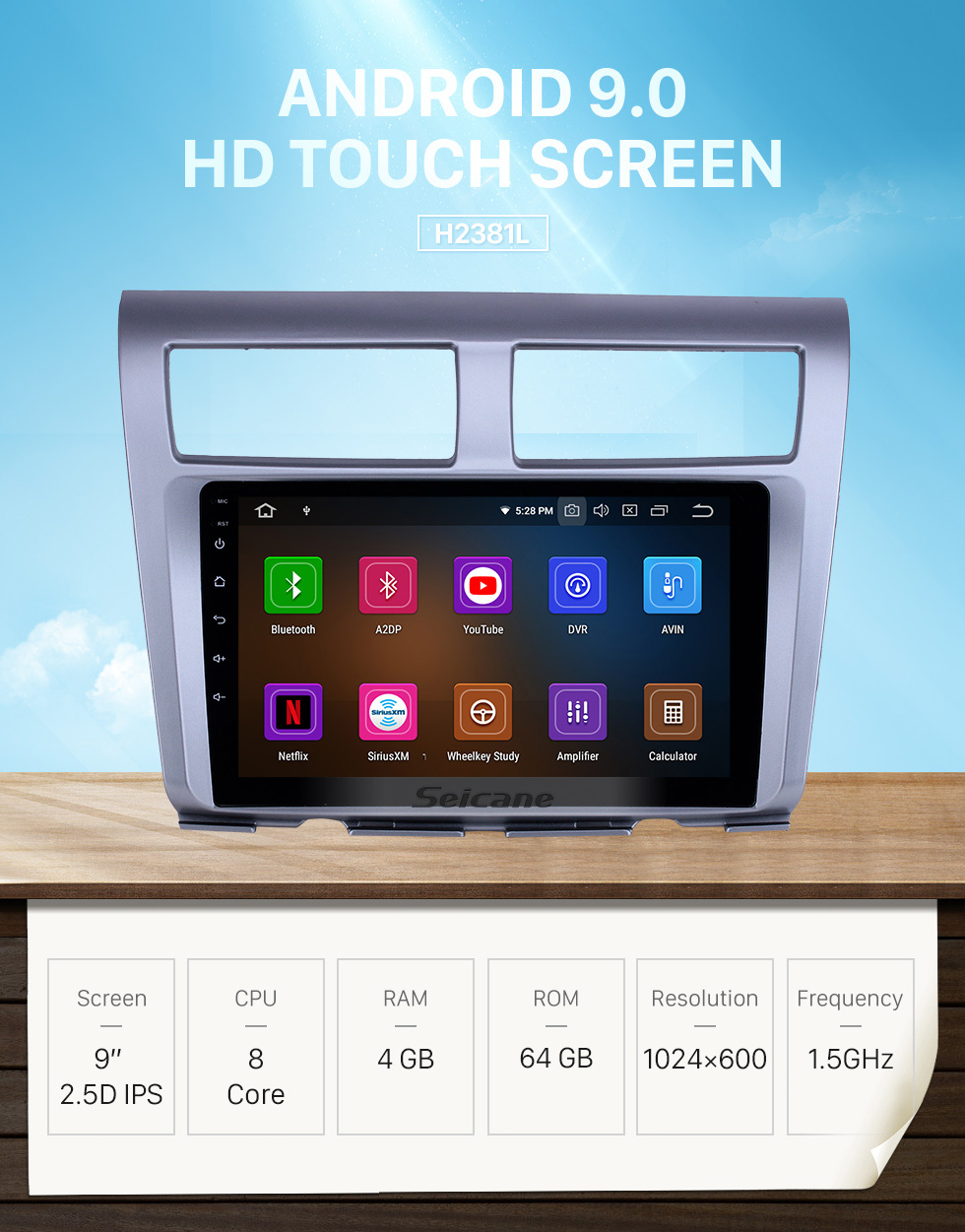 Seicane Android 9.0 9-дюймовый GPS-навигатор для 2012-2014 Proton Myvi с сенсорным экраном HD Carplay Bluetooth Mirror Link Поддержка цифрового ТВ Seicane Android 9.0 9-дюймовый GPS-навигатор для 2012-2014 Proton Myvi с сенсорным экраном HD Carplay Bluetooth Mirror Link Поддержка цифрового ТВ