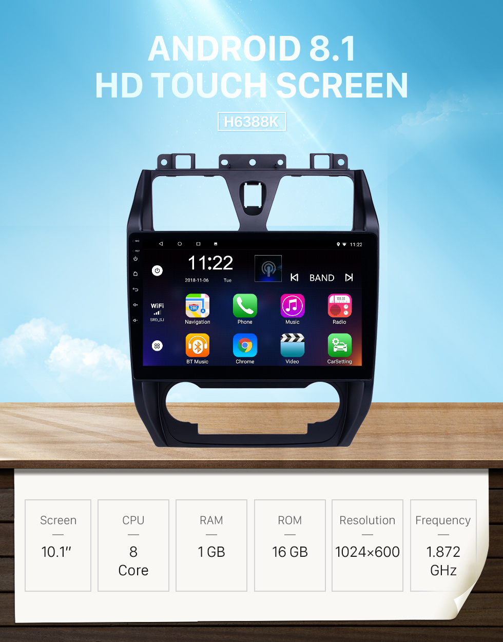 Seicane 10,1 pouces Android 8.1 Radio de navigation GPS pour 2012-2013 Geely Emgrand EC7 avec support tactile HD Bluetooth USB Carplay TPMS Seicane 10,1 pouces Android 8.1 Radio de navigation GPS pour 2012-2013 Geely Emgrand EC7 avec support tactile HD Bluetooth USB Carplay TPMS