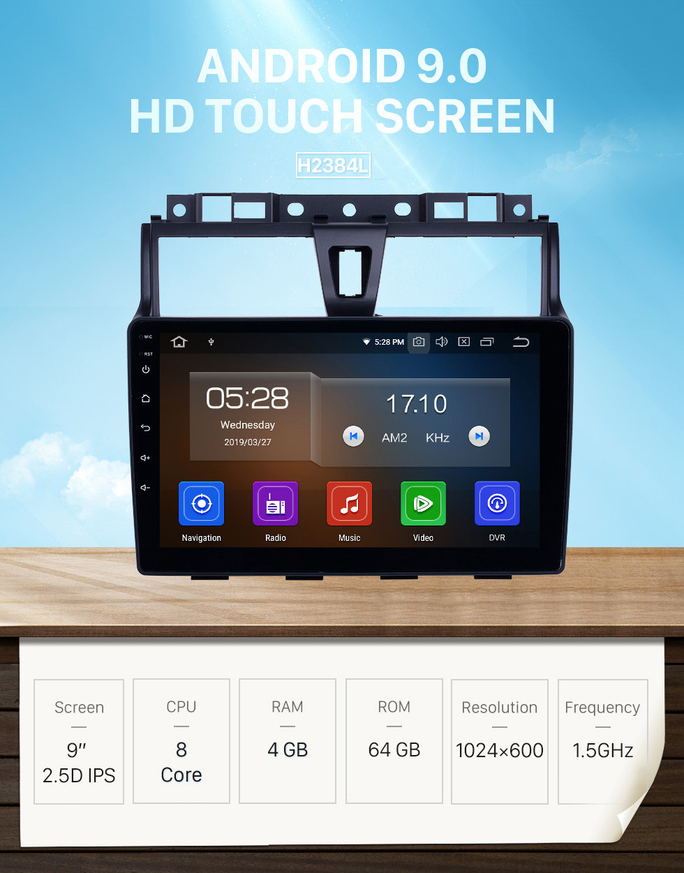 Seicane Pantalla táctil HD 2014-2016 Geely Emgrand EC7 Android 9.0 9 pulgadas Navegación GPS Radio Bluetooth WIFI AUX USB Carplay compatible con DAB + DVR OBD2 Seicane Pantalla táctil HD 2014-2016 Geely Emgrand EC7 Android 9.0 9 pulgadas Navegación GPS Radio Bluetooth WIFI AUX USB Carplay compatible con DAB + DVR OBD2