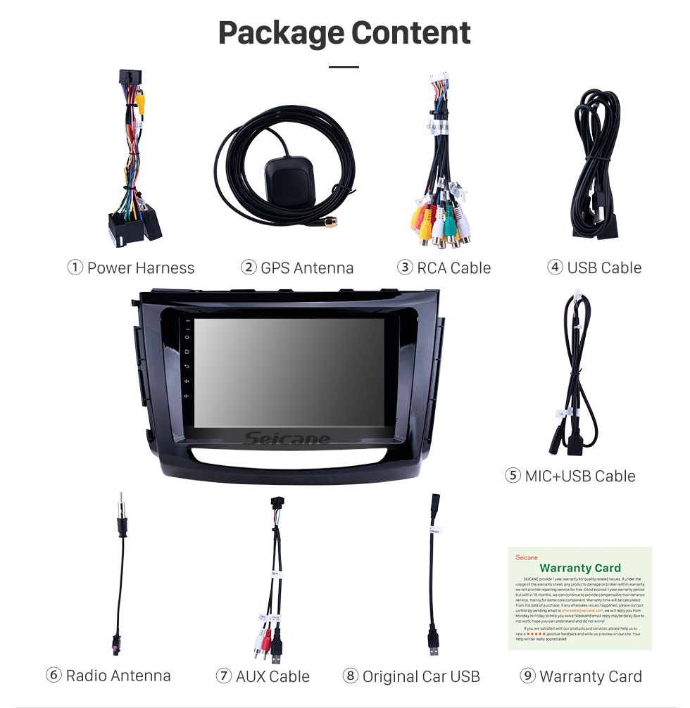 Seicane Android 9.0 9 inch GPS Navigation Radio for 2012-2016 Great Wall Wingle 6 RHD with HD Touchscreen Carplay Bluetooth support Digital TV Seicane Android 9.0 9 inch GPS Navigation Radio for 2012-2016 Great Wall Wingle 6 RHD with HD Touchscreen Carplay Bluetooth support Digital TV