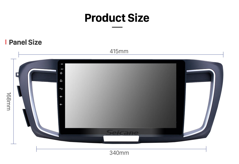 Seicane 10,1 pouces Android 8.1 HD Radio tactile Navigation GPS pour 2013 Honda Accord 9 Version basse avec support Bluetooth USB WIFI Carplay OBD Seicane 10,1 pouces Android 8.1 HD Radio tactile Navigation GPS pour 2013 Honda Accord 9 Version basse avec support Bluetooth USB WIFI Carplay OBD
