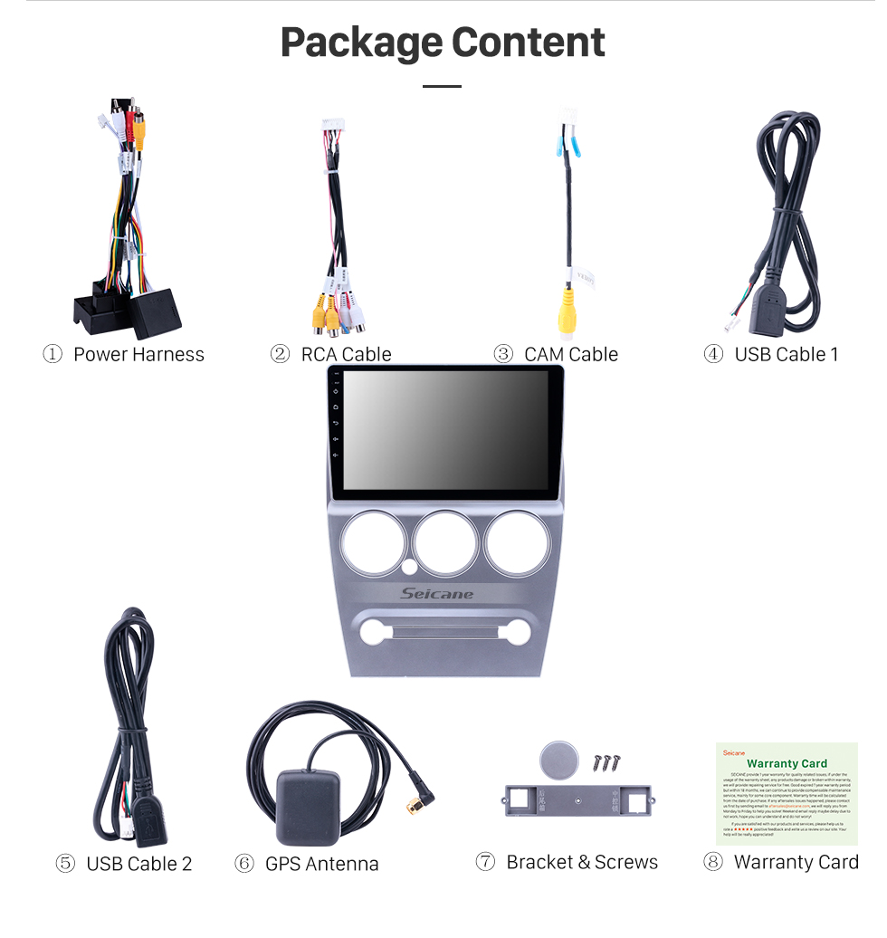 Seicane 9 Zoll Android 8.1 GPS Navigationsradio für 2008-2013 Citroen Elysee mit Bluetooth WIFI HD Touchscreen Unterstützung Carplay DVR Seicane 9 Zoll Android 8.1 GPS Navigationsradio für 2008-2013 Citroen Elysee mit Bluetooth WIFI HD Touchscreen Unterstützung Carplay DVR