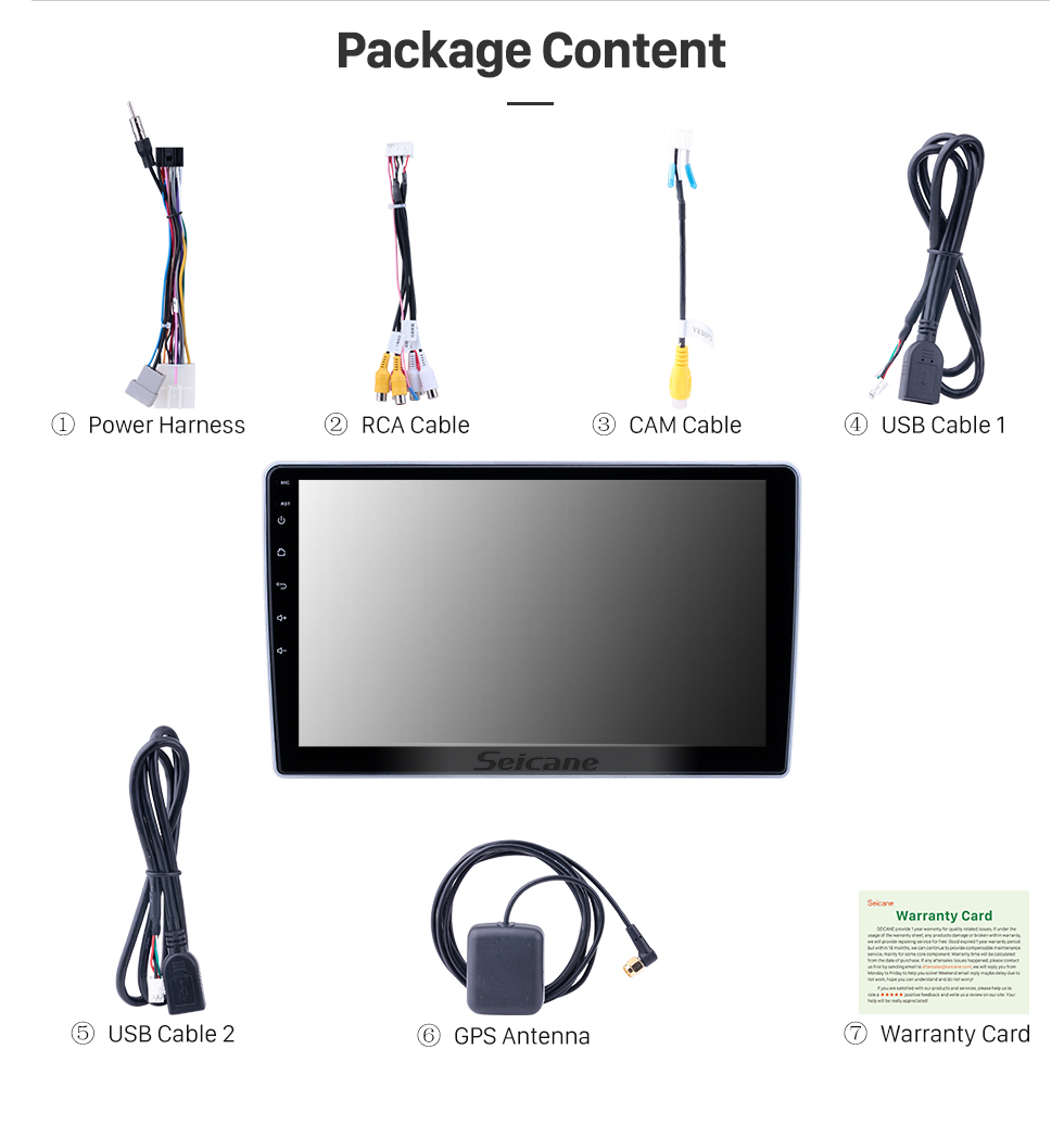 Seicane 10,1 pouces Android 8.1 Radio de navigation GPS pour 2004-2013 Nissan Paladin Avec HD écran tactile Bluetooth support Carplay caméra arrière Seicane 10,1 pouces Android 8.1 Radio de navigation GPS pour 2004-2013 Nissan Paladin Avec HD écran tactile Bluetooth support Carplay caméra arrière