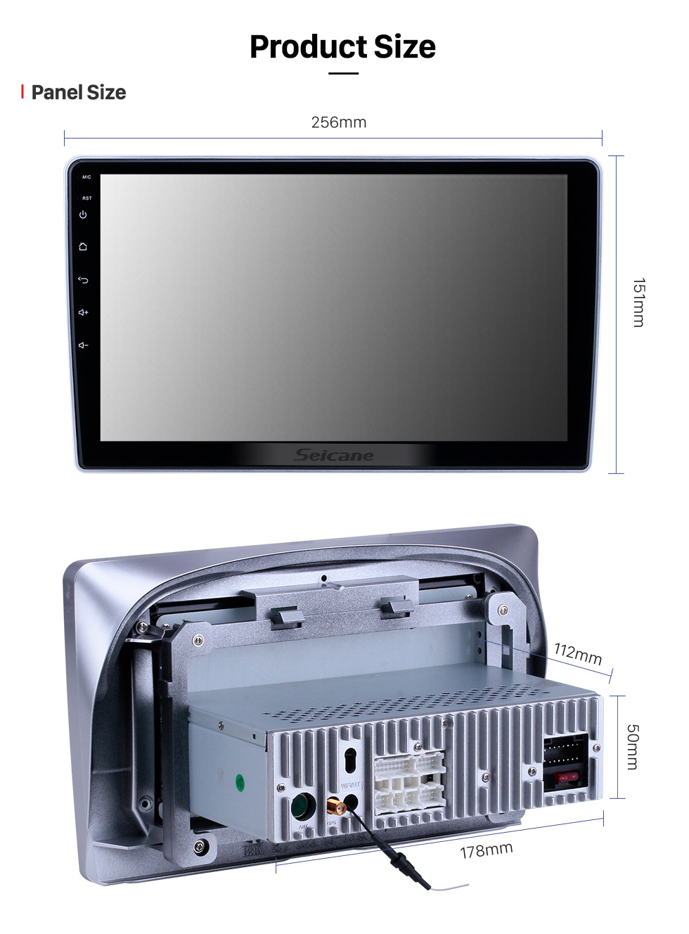 Seicane 10,1 pouces Android 8.1 Radio de navigation GPS pour 2004-2013 Nissan Paladin Avec HD écran tactile Bluetooth support Carplay caméra arrière Seicane 10,1 pouces Android 8.1 Radio de navigation GPS pour 2004-2013 Nissan Paladin Avec HD écran tactile Bluetooth support Carplay caméra arrière