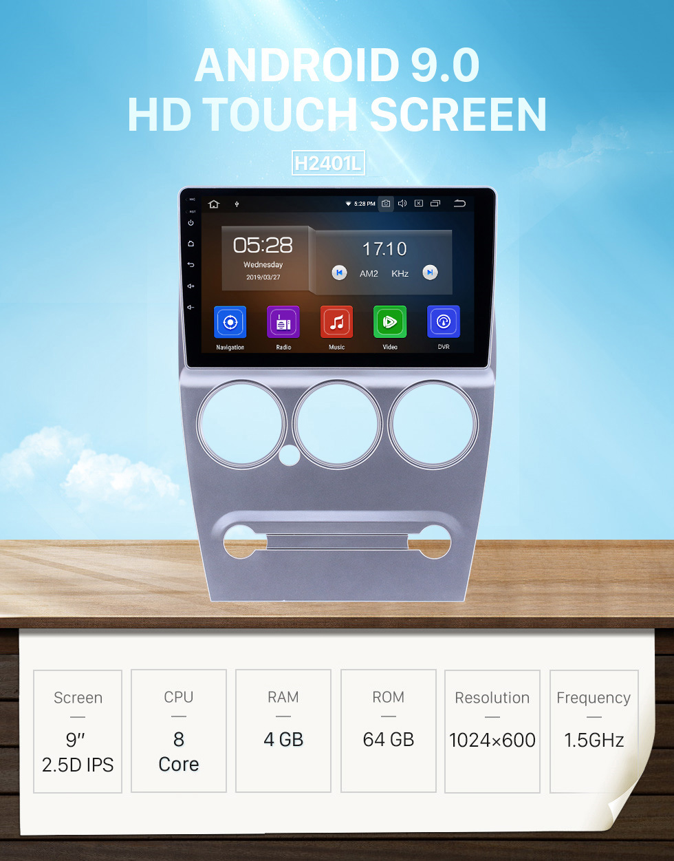Seicane HD Touchscreen 2008-2013 Citroen Elysee Android 9.0 9 polegadas Navegação GPS Rádio Bluetooth AUX Suporte USB Carplay DAB + Câmera de backup Seicane HD Touchscreen 2008-2013 Citroen Elysee Android 9.0 9 polegadas Navegação GPS Rádio Bluetooth AUX Suporte USB Carplay DAB + Câmera de backup