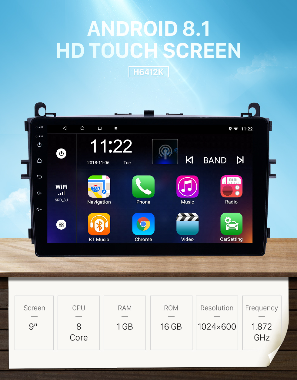 Seicane Android 8.1 9 polegadas HD Touchscreen GPS Rádio de navegação para 2016-2017 Baic Série E130 E150 / EV Série EV160 EV200 / Senova D20 com suporte Bluetooth Carplay Backup camera Seicane Android 8.1 9 polegadas HD Touchscreen GPS Rádio de navegação para 2016-2017 Baic Série E130 E150 / EV Série EV160 EV200 / Senova D20 com suporte Bluetooth Carplay Backup camera