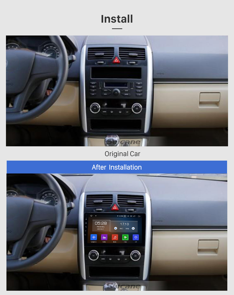 Seicane OEM 9-дюймовый Android 9.0 GPS навигационное радио для 2016-2017 Baic E Series E130 E150 / EV Series EV160 EV200 / Senova D20 Bluetooth HD с сенсорным экраном Поддержка Carplay TPMS Seicane OEM 9-дюймовый Android 9.0 GPS навигационное радио для 2016-2017 Baic E Series E130 E150 / EV Series EV160 EV200 / Senova D20 Bluetooth HD с сенсорным экраном Поддержка Carplay TPMS