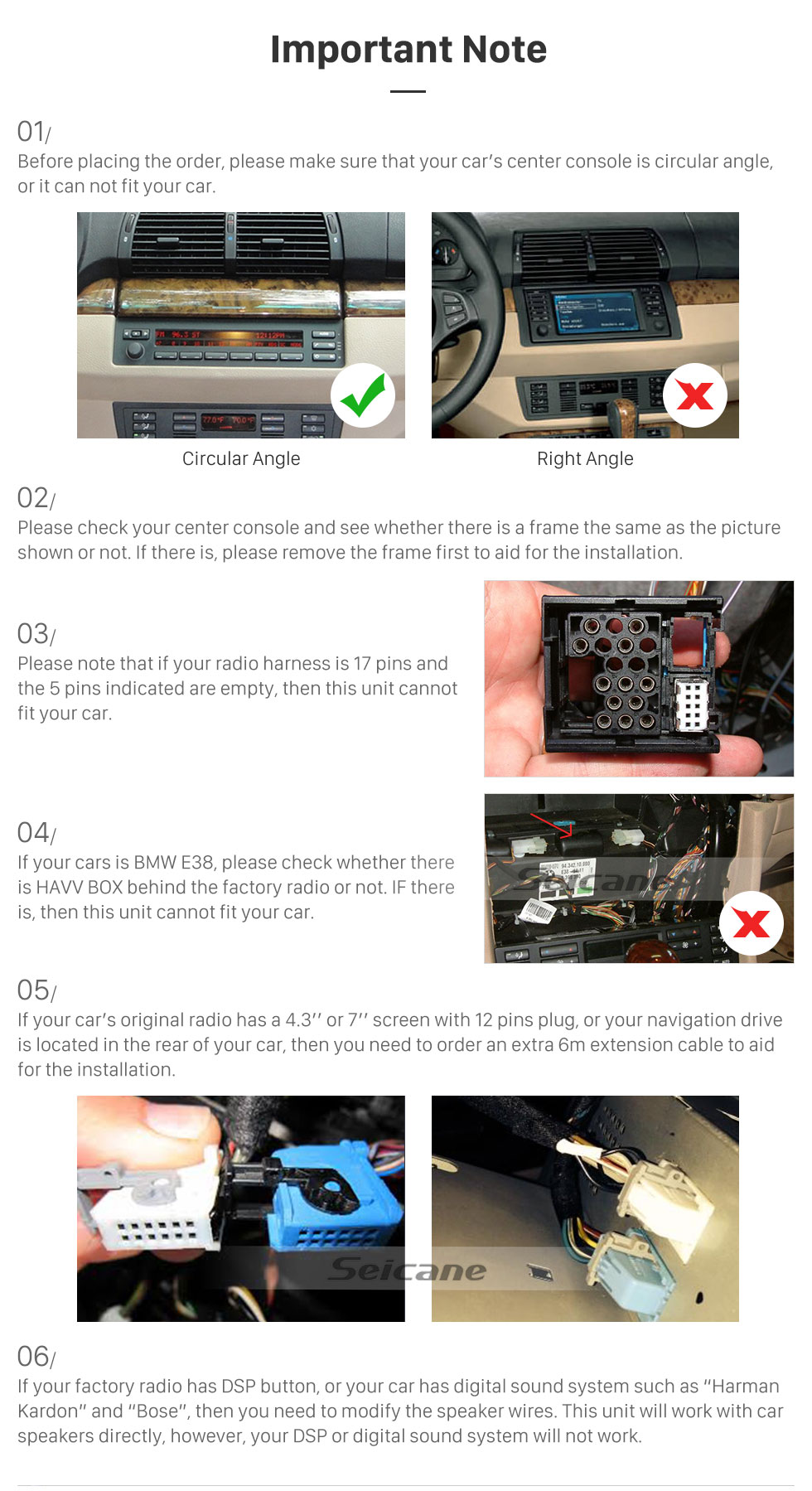 Seicane 1995-2003 BMW 5 серии E39 / X5 E53 Android 8.1 HD с сенсорным экраном 9 дюймов AUX Bluetooth GPS навигация Поддержка радио SWC Carplay Seicane 1995-2003 BMW 5 серии E39 / X5 E53 Android 8.1 HD с сенсорным экраном 9 дюймов AUX Bluetooth GPS навигация Поддержка радио SWC Carplay