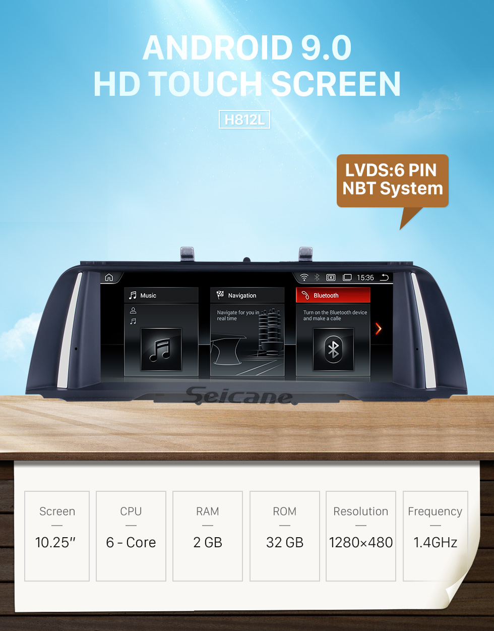 Seicane 10,25 polegadas HD Touchscreen Android 9.0 2013 2014 2015 2016 BMW 5 Série F10 / F11 NBT Reposição Rádio Cabeça Unidade Carro Sistema de navegação GPS estéreo Sistema de navegação GPS Bluetooth Suporte por telefone WIFI DVR 1080P Vídeo Controle de volante Seicane 10,25 polegadas HD Touchscreen Android 9.0 2013 2014 2015 2016 BMW 5 Série F10 / F11 NBT Reposição Rádio Cabeça Unidade Carro Sistema de navegação GPS estéreo Sistema de navegação GPS Bluetooth Suporte por telefone WIFI DVR 1080P Vídeo Controle de volante