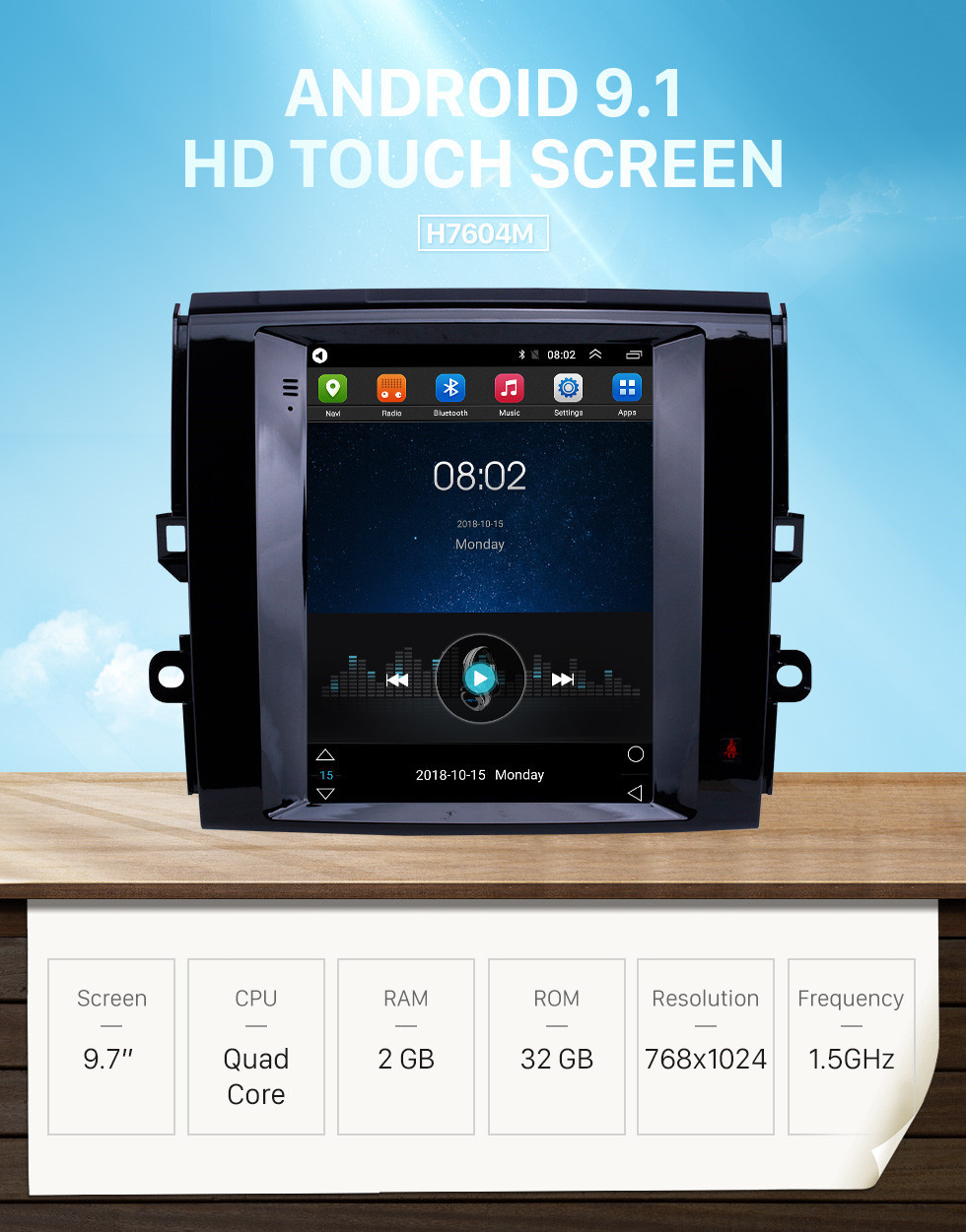 Seicane 9.7 inch Android 9.1 2013 Toyota Reiz GPS Navigation Radio with HD Touchscreen Bluetooth Music support Carplay Mirror Link Seicane 9.7 inch Android 9.1 2013 Toyota Reiz GPS Navigation Radio with HD Touchscreen Bluetooth Music support Carplay Mirror Link
