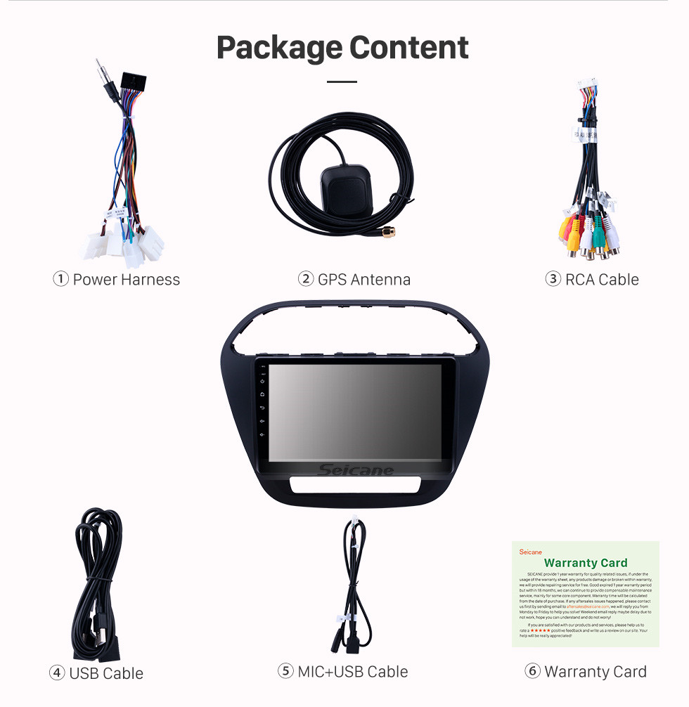 Seicane Pantalla táctil HD 2019 Tiago Nexon Android 9.0 Radio de navegación GPS de 9 pulgadas Bluetooth AUX Carplay compatible Cámara trasera DAB + OBD2 Seicane Pantalla táctil HD 2019 Tiago Nexon Android 9.0 Radio de navegación GPS de 9 pulgadas Bluetooth AUX Carplay compatible Cámara trasera DAB + OBD2