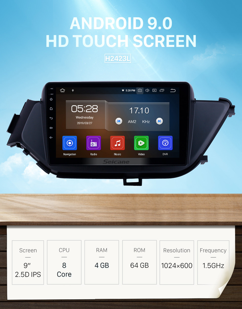 Seicane OEM 9 inch Android 9.0 for 2015-2018 Nissan Bluebird Bluetooth HD Touchscreen GPS Navigation Radio Carplay support 1080P Video TPMS Seicane OEM 9 inch Android 9.0 for 2015-2018 Nissan Bluebird Bluetooth HD Touchscreen GPS Navigation Radio Carplay support 1080P Video TPMS
