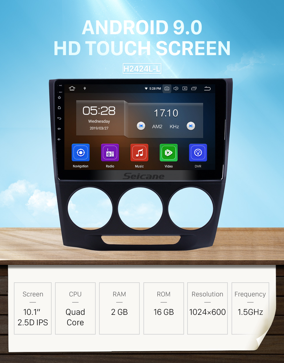 Seicane 10.1 inch 2013-2019 Honda Crider Manual A/C Android 9.0 GPS Navigation Radio Bluetooth HD Touchscreen Carplay support Mirror Link Seicane 10.1 inch 2013-2019 Honda Crider Manual A/C Android 9.0 GPS Navigation Radio Bluetooth HD Touchscreen Carplay support Mirror Link
