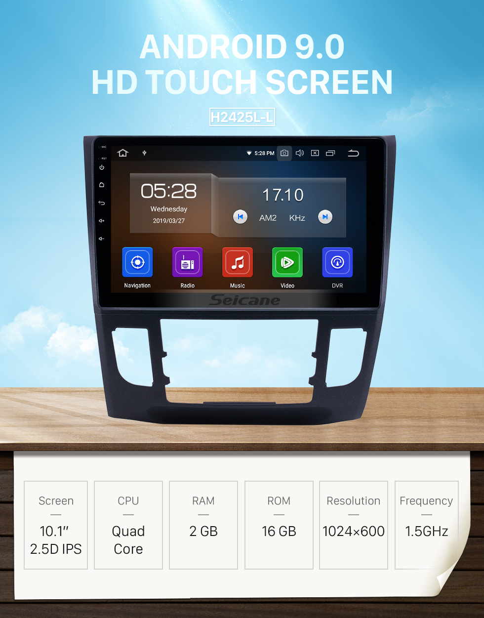 Seicane 10,1 pouces 2013-2019 Honda Crider A / C Android 9.0 Radio de navigation GPS Bluetooth HD écran tactile support Carplay Miroir Lien Seicane 10,1 pouces 2013-2019 Honda Crider A / C Android 9.0 Radio de navigation GPS Bluetooth HD écran tactile support Carplay Miroir Lien