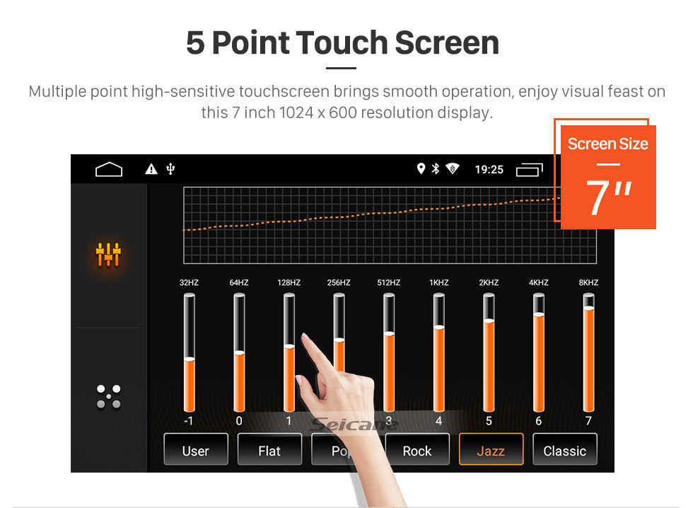 Seicane Android 9.0 7 дюймов для 2005 г. 2006 г.